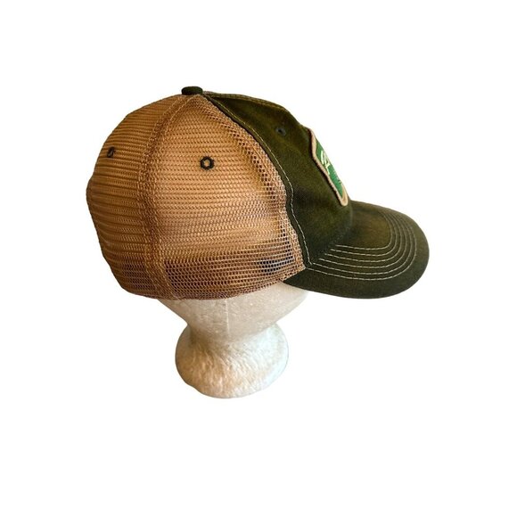 Reynolds Farm Equipment Embroidered Patch Meshback Green Hat Cap Adjustable - Picture 5 of 9